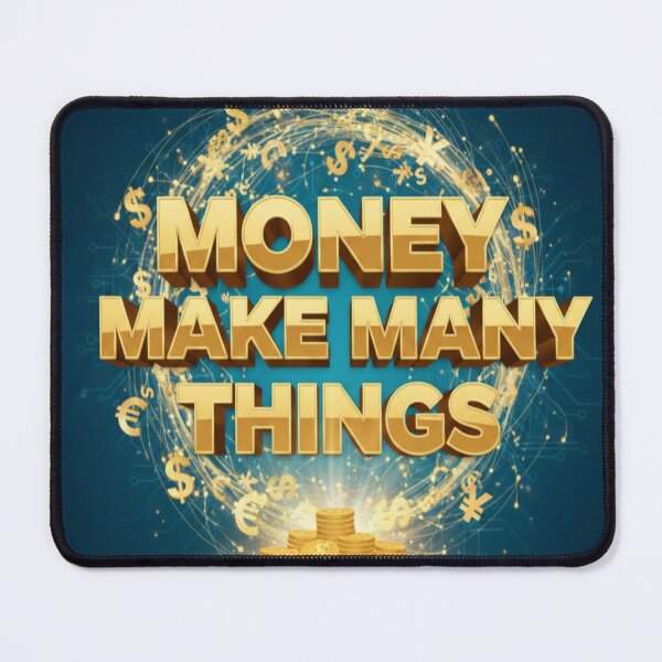 Item preview, Money Make Many Things – Gold Luxury Quote Design designed and sold by Ranrajshop.