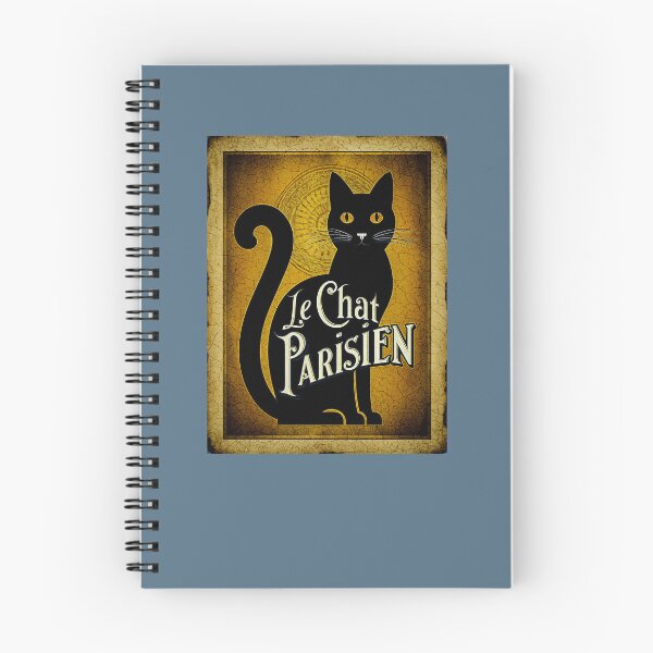 Item preview, Le Chat Parisien — Parisian Black Cat Vintage Poster designed and sold by FrancophileFun.