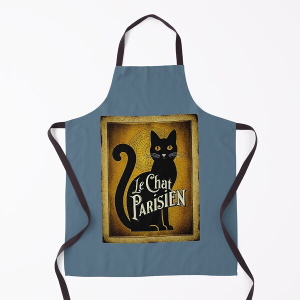 Item preview, Le Chat Parisien — Parisian Black Cat Vintage Poster designed and sold by FrancophileFun.