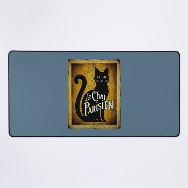 Item preview, Le Chat Parisien — Parisian Black Cat Vintage Poster designed and sold by FrancophileFun.