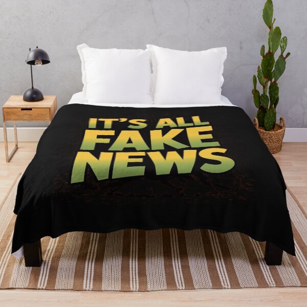 Item preview, Fake News Alert Bold Satirical Political designed and sold by AvagondaMind.