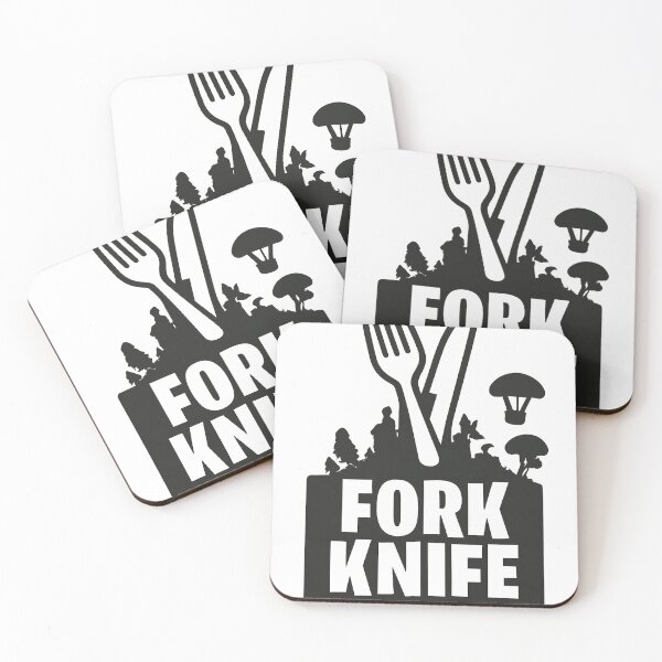 Item preview, Fork Knife Parody Logo Design designed and sold by Th4d1us.