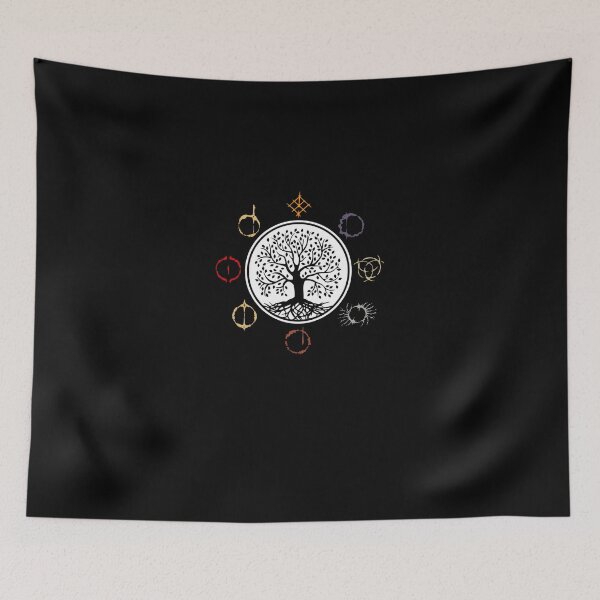Item preview, Erdtree-With-Runes designed and sold by WednesdayDollar.