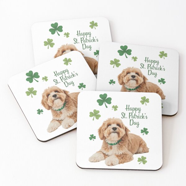Item preview, Happy St Patrick's Day Cavachon Dog Lover designed and sold by JonathalIngham.