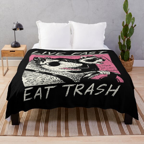 Item preview, Live Fast Eat Trash designed and sold by Dinvis1989.