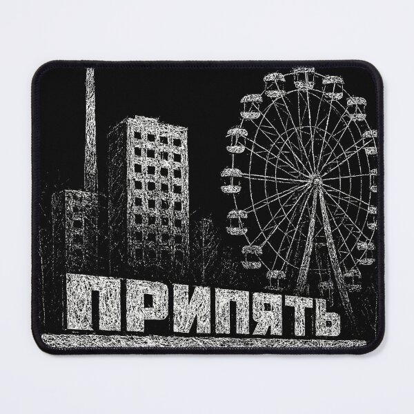 Item preview, Pripyat 1970 Scratch Art Illustration - Chernobyl Urban Decay Artwork designed and sold by Mortisigil.