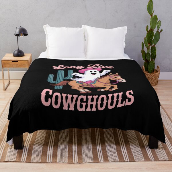 Item preview, Long Live Cowghouls Ghost Riding Horse Western Cowboy Spooky designed and sold by Slwankol.