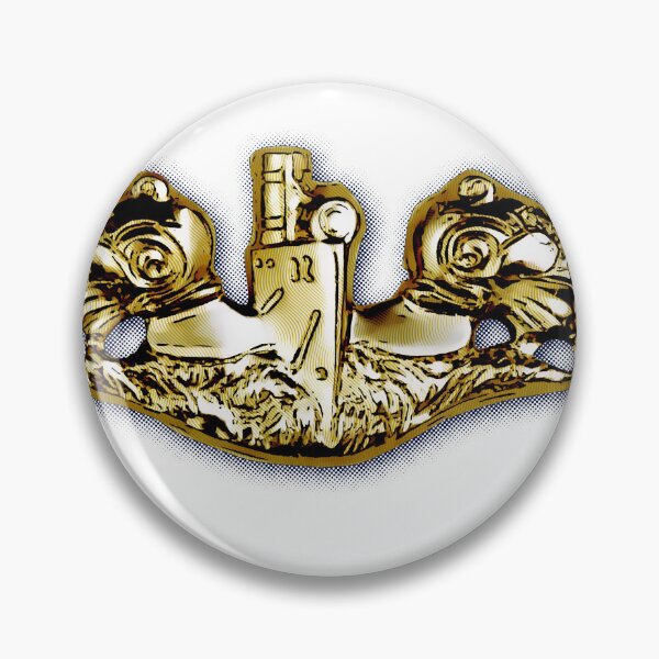 Artikelvorschau, Delfine der U-Boot-Fahrer der US-Marine (Gold) entworfen und verkauft von the-grindilkin.