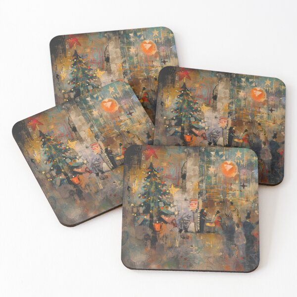 Item preview, City Square Christmas Soirée designed and sold by NeoNebulaArt.