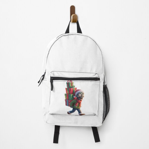 Item preview, zombie christmas Cute Christmas Zombie Carrying Gifts Holiday Art designed and sold by Uglyandcute.