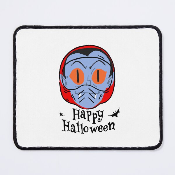 Item preview, "Happy Halloween" Stealthy Vampire Helmet - Retro Rider Horror Art designed and sold by RNASstuff.