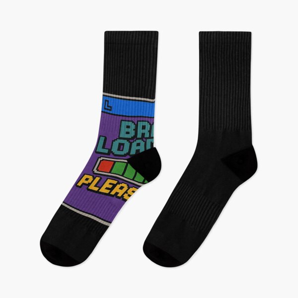 Item preview, Brain Loading… Please Wait – Retro Pixel Window Alert designed and sold by Mad Factory Designs.
