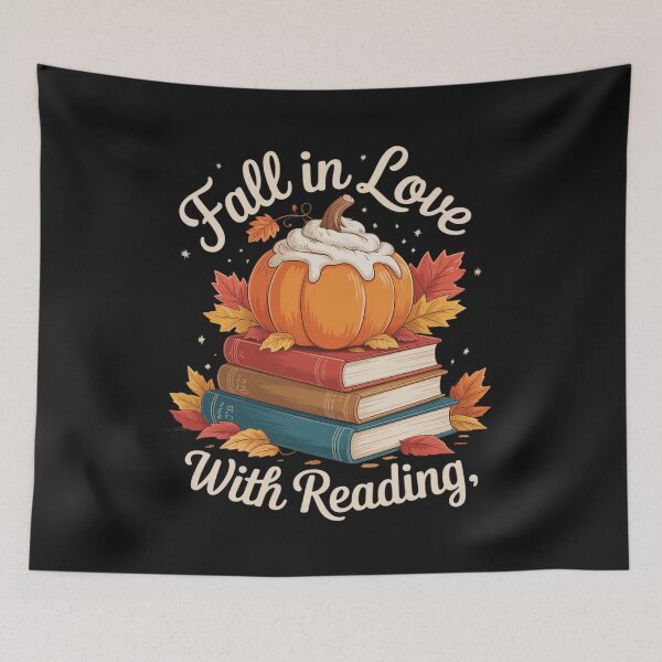Item preview, Fall In Love With Reading Autumn Librarian Cute Book Lover designed and sold by AvagondaMind.