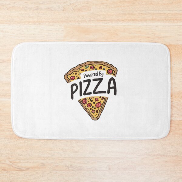 Item preview, Powered By Pizza Funny Retro Food  designed and sold by FWLKIT.