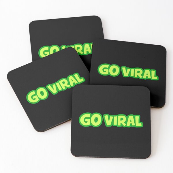 Item preview, Go Viral, Green Outline Social Media Memes designed and sold by Memes N Lore .