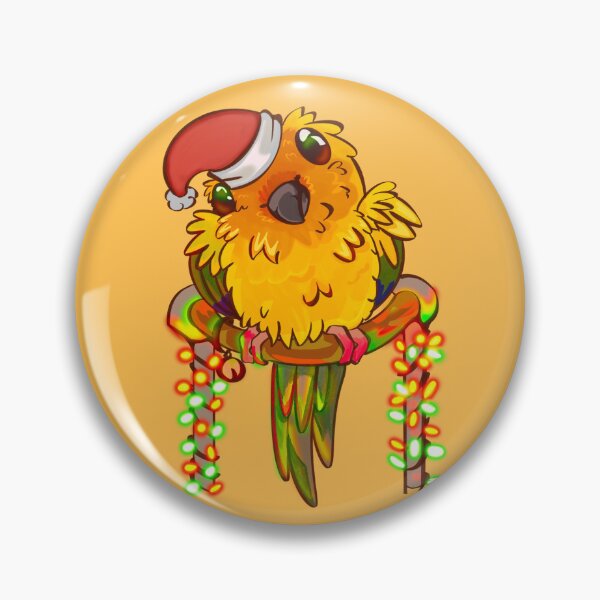 Item preview, Sun Conure Santa  designed and sold by ChakraDragons.