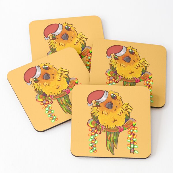 Item preview, Sun Conure Santa  designed and sold by ChakraDragons.