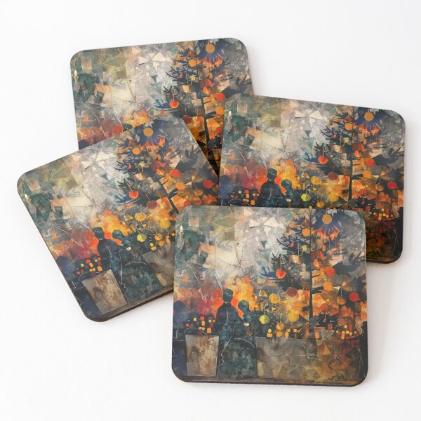 Item preview, Lanterns Beneath the Winter Tree designed and sold by NeoNebulaArt.