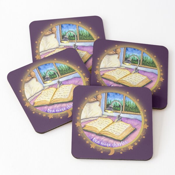 Item preview, Just One More Chapter Bookish Scene designed and sold by Tarot and Trinkets.
