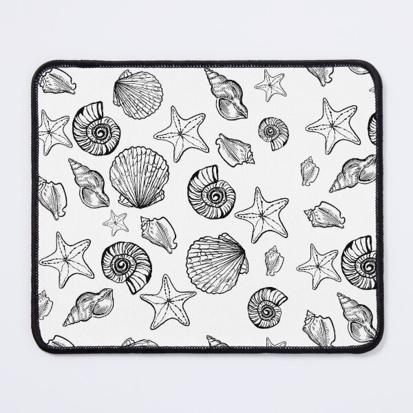 Item preview, Black shell pattern designed and sold by Print-Designs.