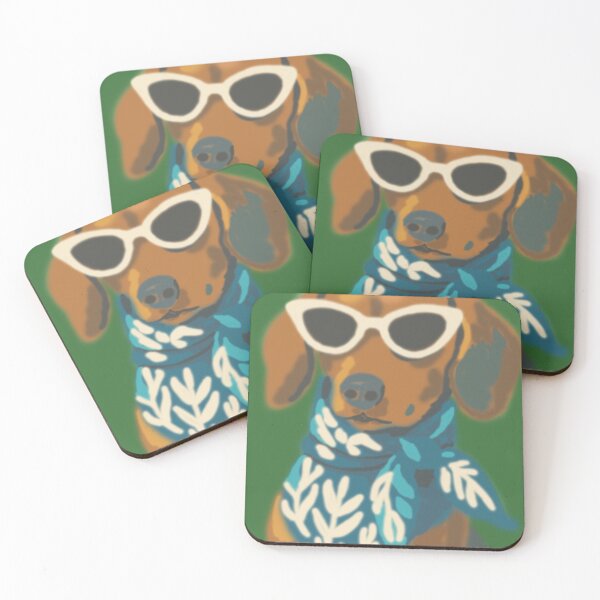 Item preview, PAINT DOG WITH GLASSES designed and sold by SpongyDesings.