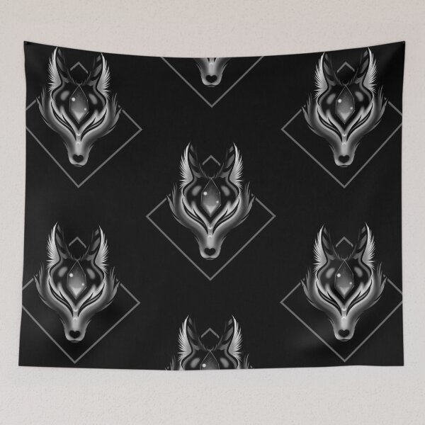 Item preview, Black and grey Jade and Jackal Logo designed and sold by Ink-Art-Co.