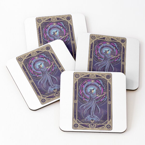 Item preview, Cosmic Astrologer Sorceress Tarot Card Art designed and sold by MartinxMarie.