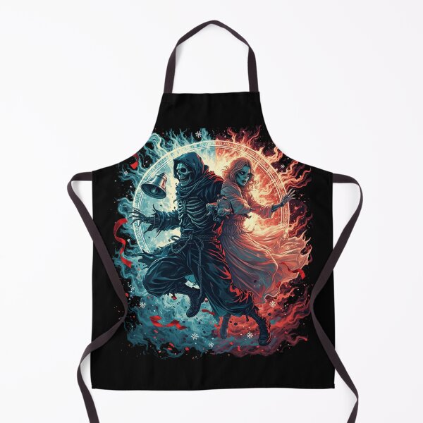Item preview, zombie christmas Undead Unluck Holiday Anime Style Fantasy Art designed and sold by Uglyandcute.