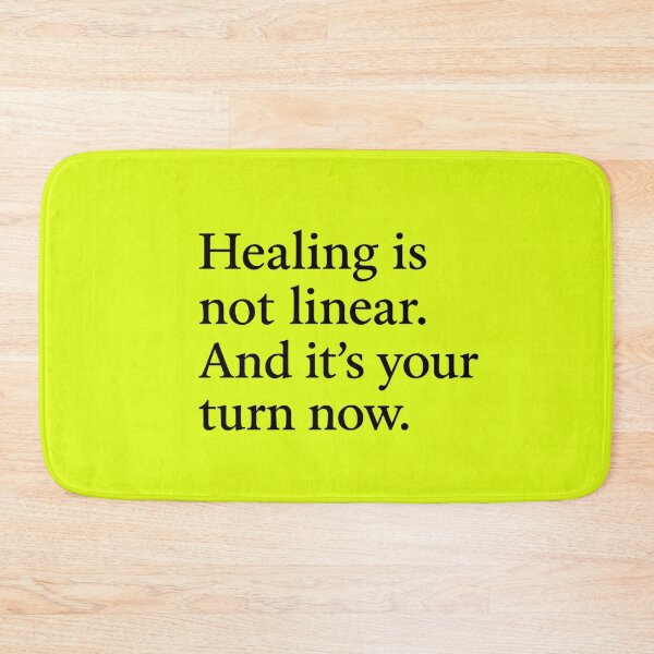 Item preview, Healing Is Not Linear Quote designed and sold by artofProduct.