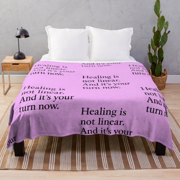 Item preview, Healing Is Not Linear Quote designed and sold by artofProduct.