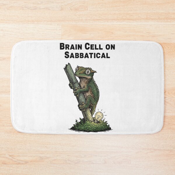 Item preview, Crested Gecko: Brain Cell on Sabbatical (Probably Stuck in the Moss) designed and sold by HelixPedia.