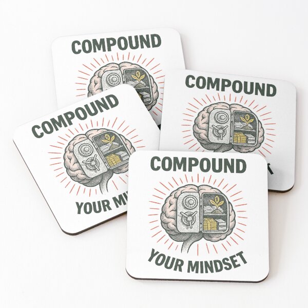 Item preview, Compound Your Mindset Financial Vault Brain Growth designed and sold by Compound Money.