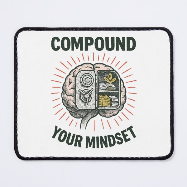 Item preview, Compound Your Mindset Financial Vault Brain Growth designed and sold by Compound Money.