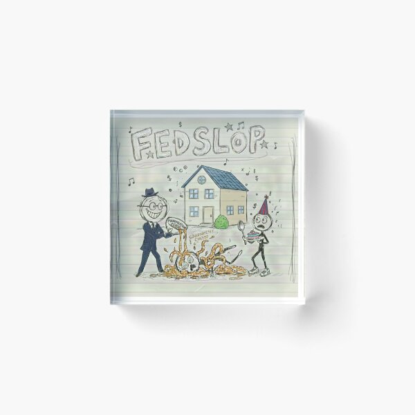 Item preview, Fedslop Satire: Government Cheese & Manipulation Doodle #2 - Psyop - White edition designed and sold by Miss Cutie Designs.