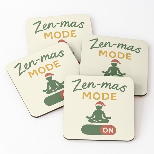 Item preview, Zen-mas Mode On – Funny Mindful Holiday Design designed and sold by ZenAndKarma.