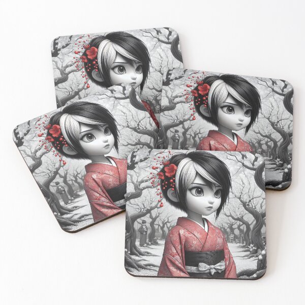 Item preview, Little Geisha designed and sold by GalleryBrisArt.