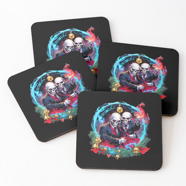 Item preview, zombie christmas Undead Unluck Holiday Anime Style Fantasy Art designed and sold by Uglyandcute.