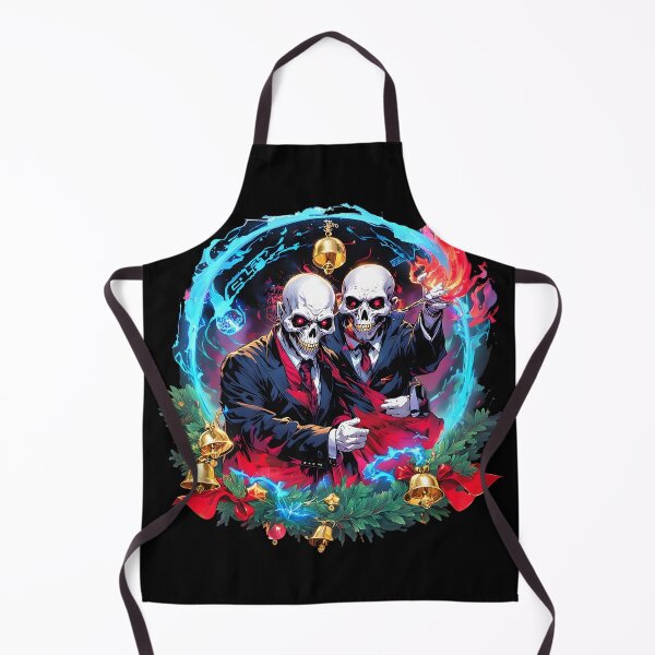 Item preview, zombie christmas Undead Unluck Holiday Anime Style Fantasy Art designed and sold by Uglyandcute.