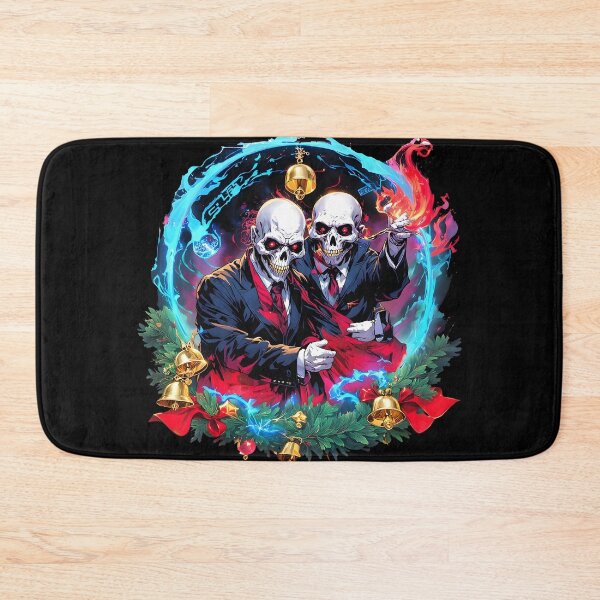 Item preview, zombie christmas Undead Unluck Holiday Anime Style Fantasy Art designed and sold by Uglyandcute.