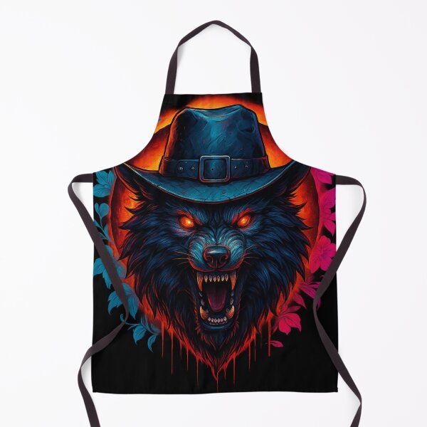 Item preview, Cyberpunk Neon Wolf – Glowing Wild Beast Art designed and sold by Vivalore.