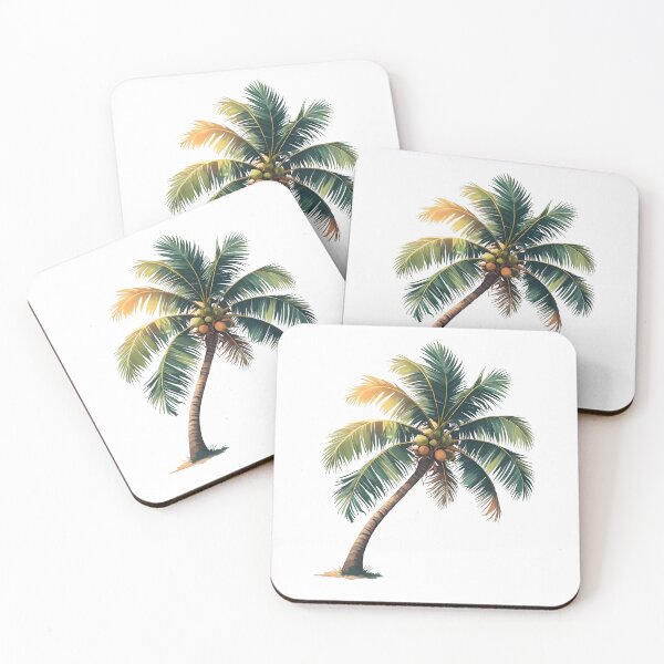Item preview, palmfrond, sunset, coastal, exotic, palm tree, coconut designed and sold by TrueArtVibes.