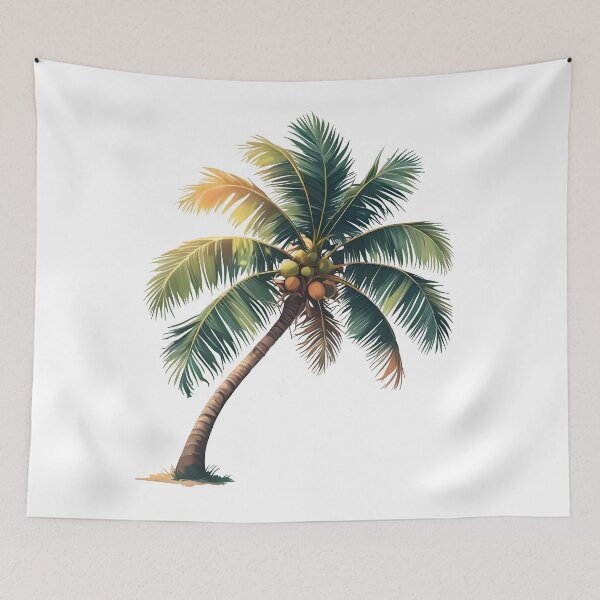 Item preview, palmfrond, sunset, coastal, exotic, palm tree, coconut designed and sold by TrueArtVibes.
