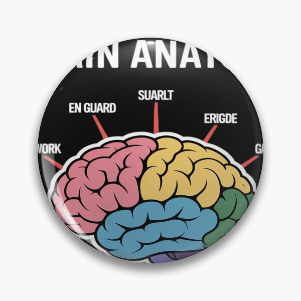 Item preview, Fencer Brain Anatomy Funny Fencer designed and sold by AvagondaMind.