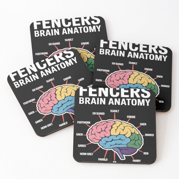 Item preview, Fencer Brain Anatomy Funny Fencer designed and sold by AvagondaMind.