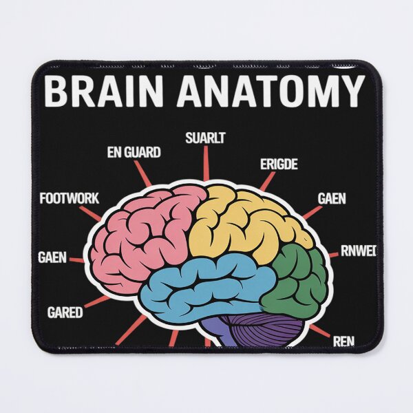Item preview, Fencer Brain Anatomy Funny Fencer designed and sold by AvagondaMind.