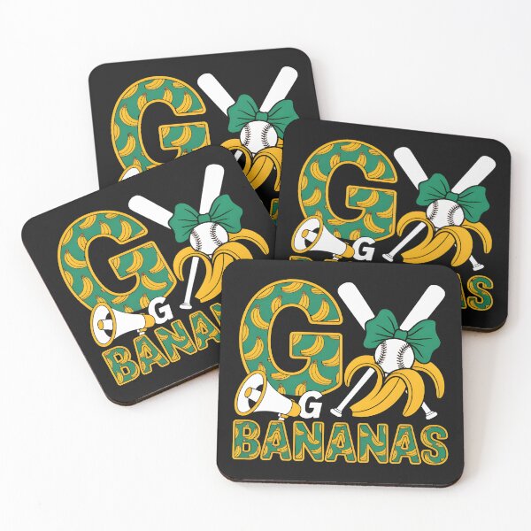 Item preview, Go Bananas – Funny Baseball Banana Team Spirit Design designed and sold by SoftyDesigns.