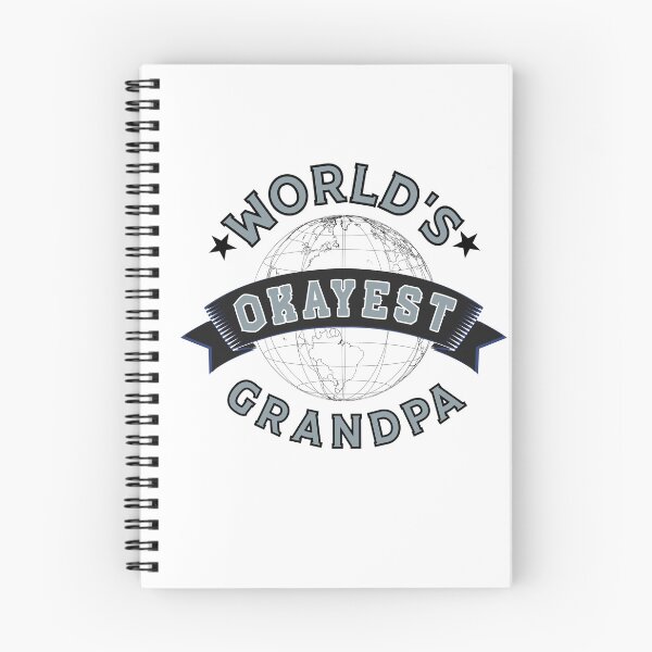 Item preview, WORLD'S OKAYEST GRANDPA - In Blueish-Grey designed and sold by Holy Coast Threads (Formerly ChristianFlower).
