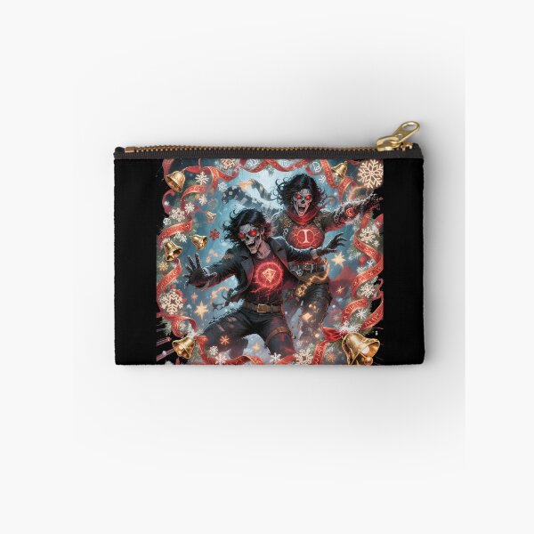 Item preview, zombie christmas Undead Unluck Holiday Anime Style Fantasy Art designed and sold by Uglyandcute.
