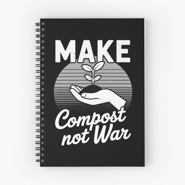 Item preview, Make Compost Not War Eco-Friendly Message designed and sold by Libbysharts.