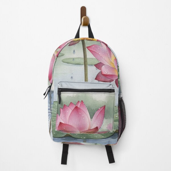 Item preview, Morning Dew Lotus Harmony – Serene Watercolor Pond Blossoms designed and sold by Dream Bloom Gallery.